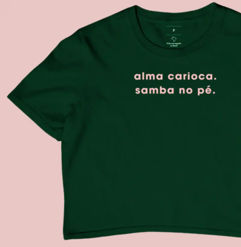 Cropped Alma Carioca Samba no pé