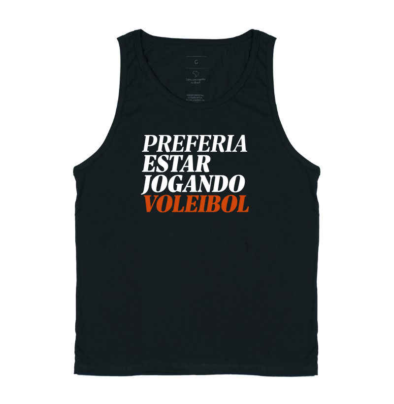 Preferia estar jogando voleibol