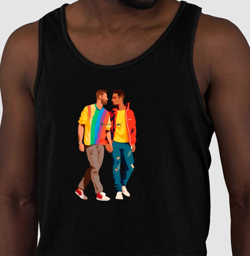 Camiseta regata Amor é Amor.