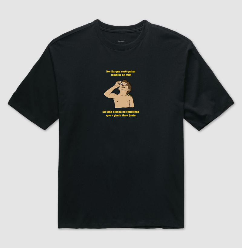 Camiseta Oversized "Retratinho"