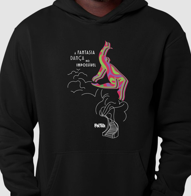 MOLETOM HOODIE SLIM "FANTASIA" / DANÇA NO IMPOSSÍVEL