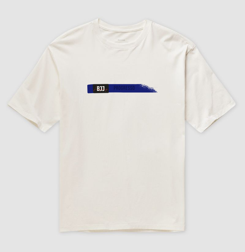 Camiseta Oversized - Blue Belt Progresso