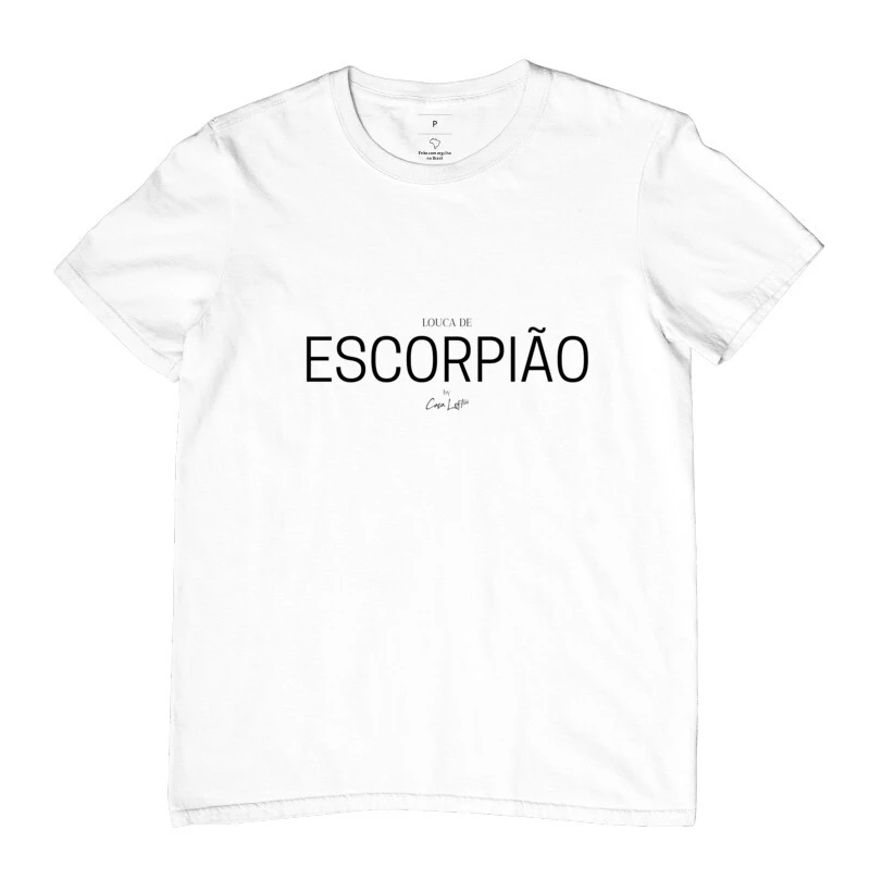 Camiseta Louca de Escorpião cl320