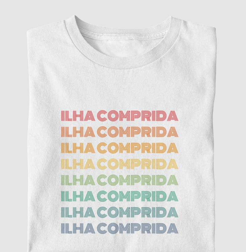 Ilha Comprida Letreiro Retrô