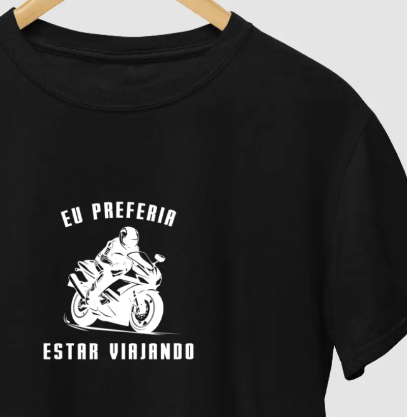 Eu preferia estar viajando