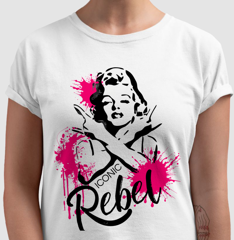 Cmiseta Fem Rebel 
