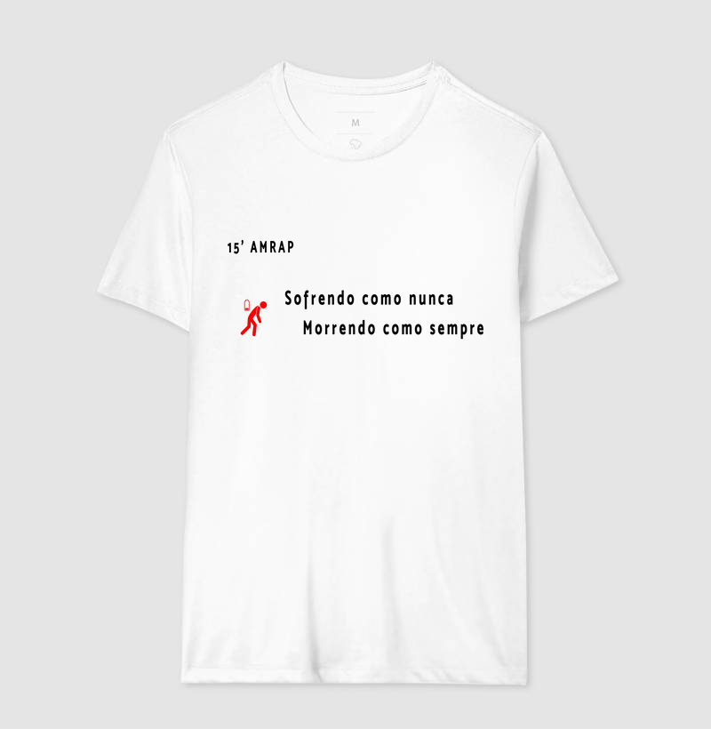 Camiseta Sofrendo como nunca (cor clara)