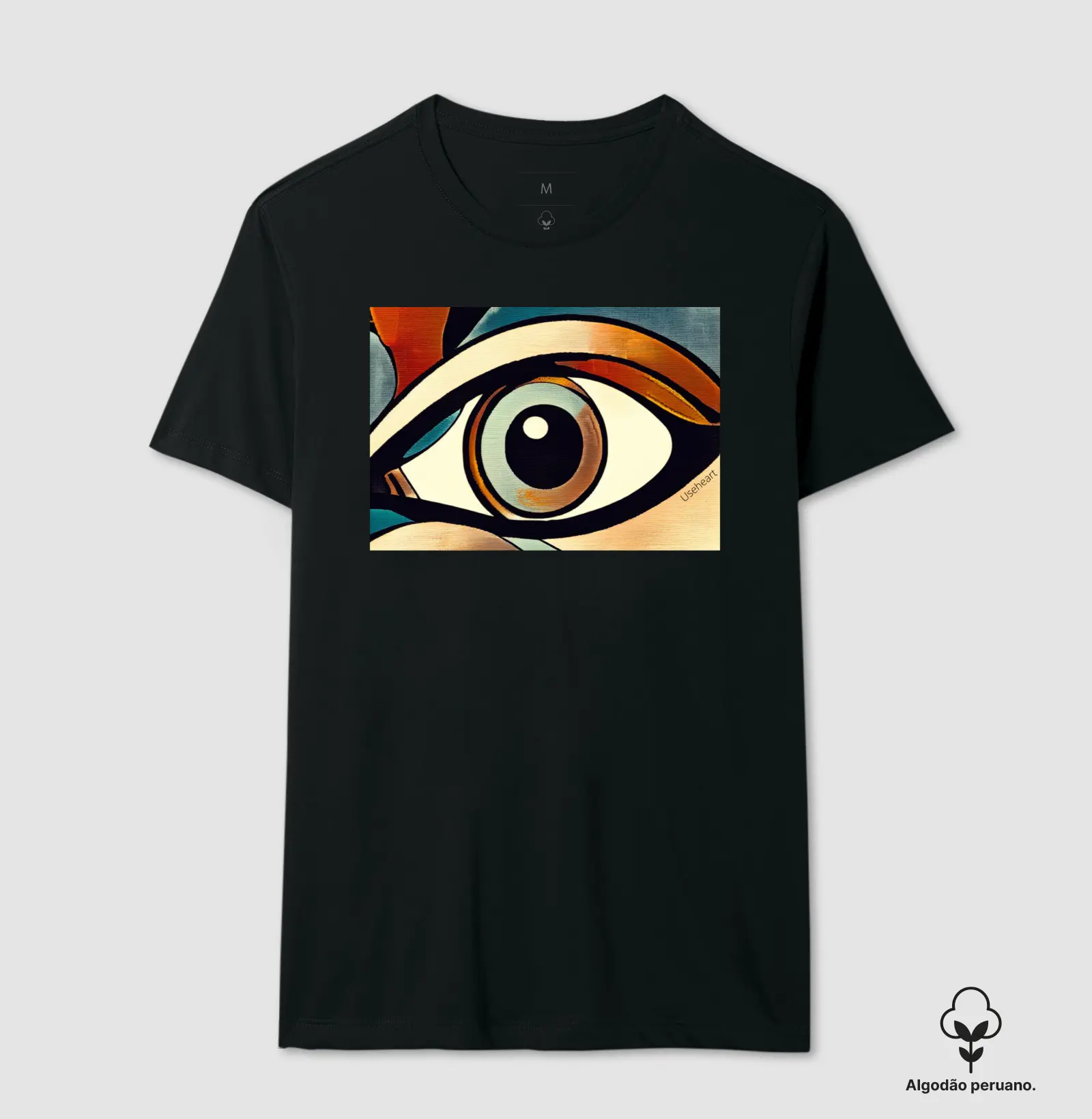 Olho grego inspirado na arte de Picasso.