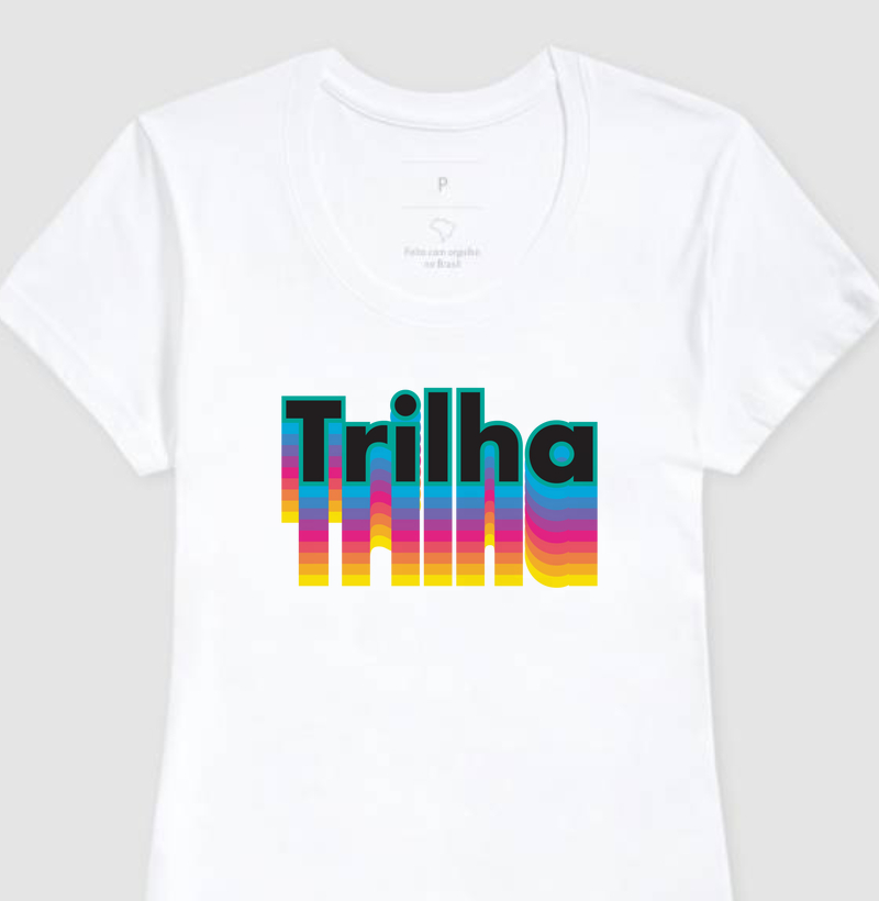 Camiseta Trilha Colors - Feminina