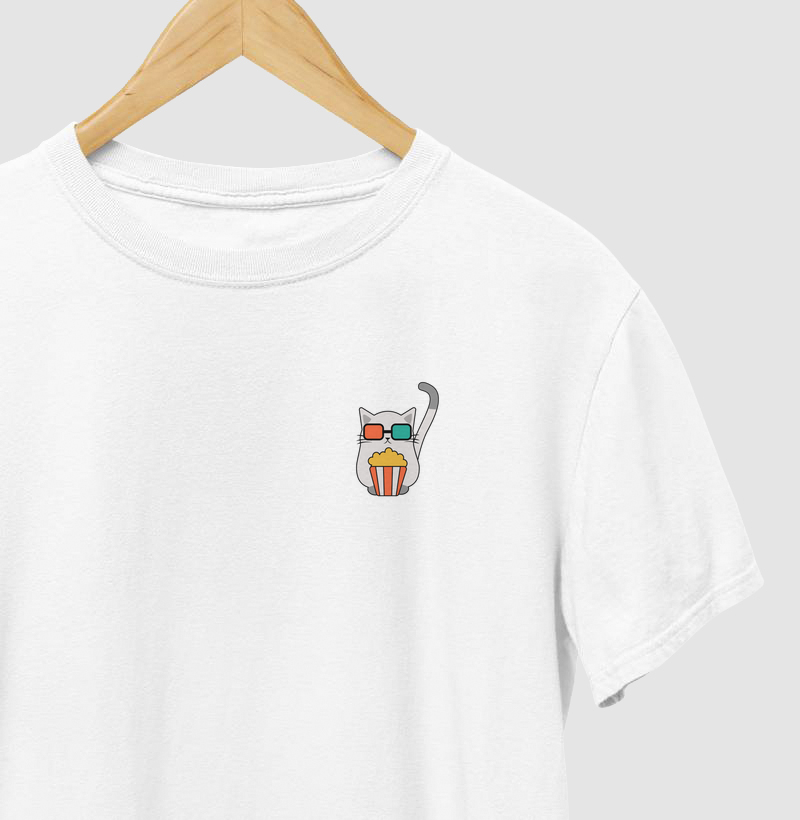 Gato + Pipoca = Combo Perfeito