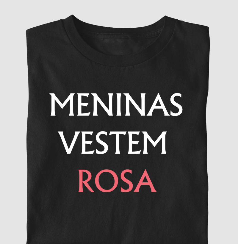 Meninas Vestem Rosa