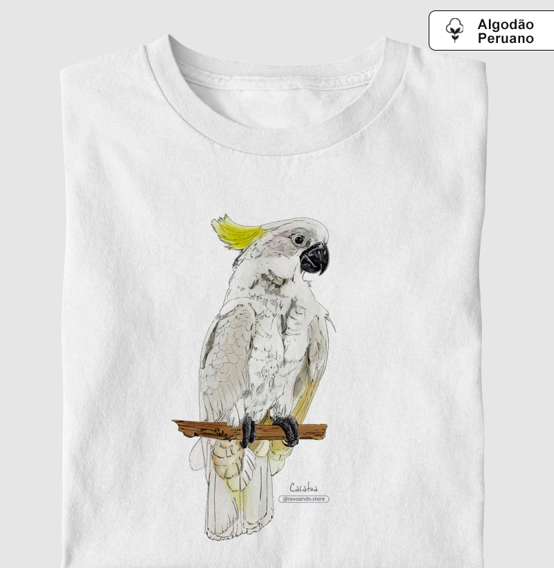Love Friends - Cacatua - Algodão Peruano
