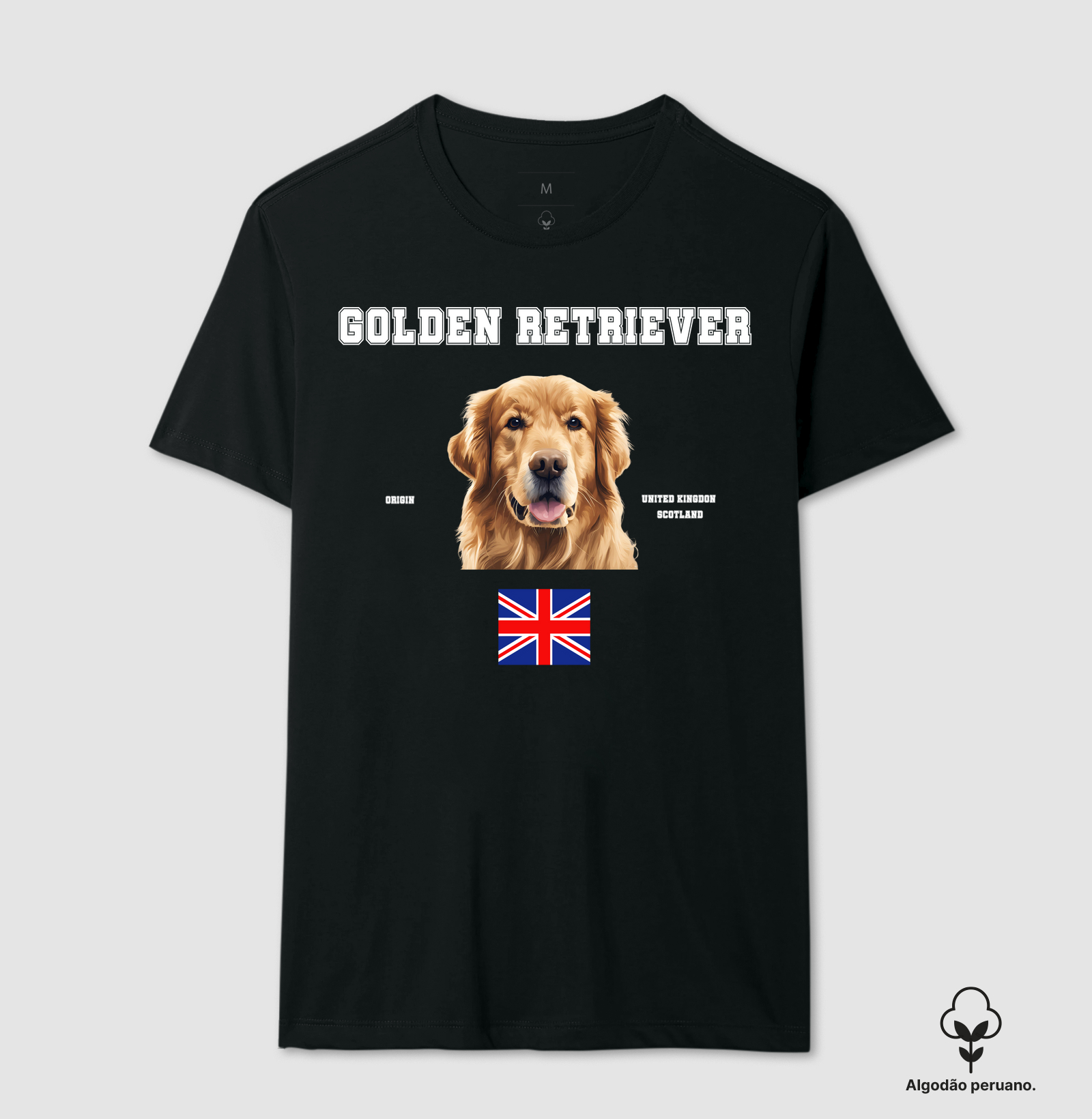 Golden Retriever - letras brancas