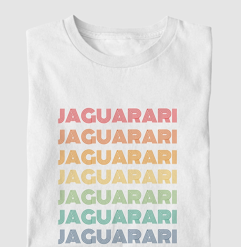 Jaguarari Letreiro Retrô