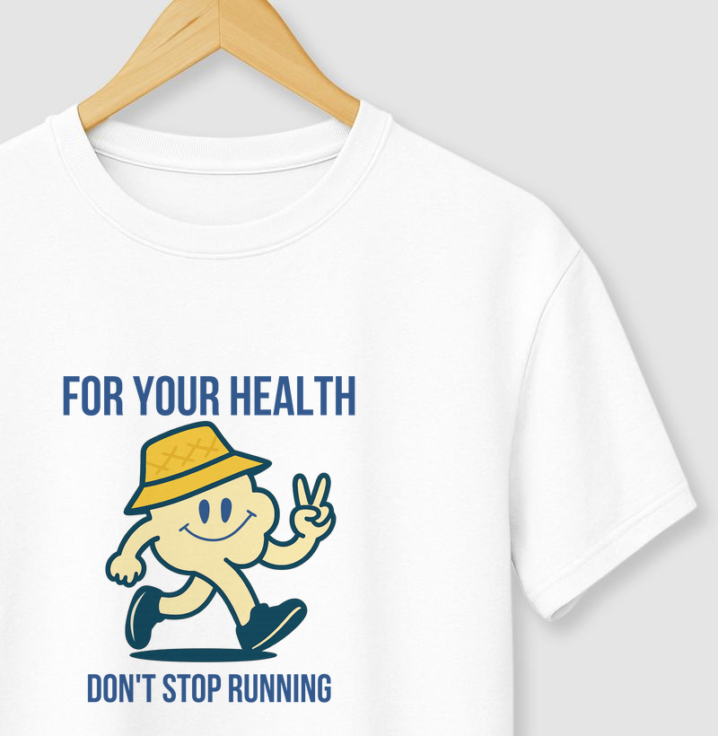 Pela sua saúde não pare de correr