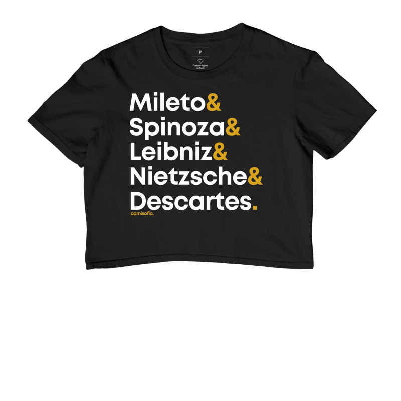 Filósofos Influentes - Mileto, Spinoza, Leibniz, Nietzsche, Descartes
