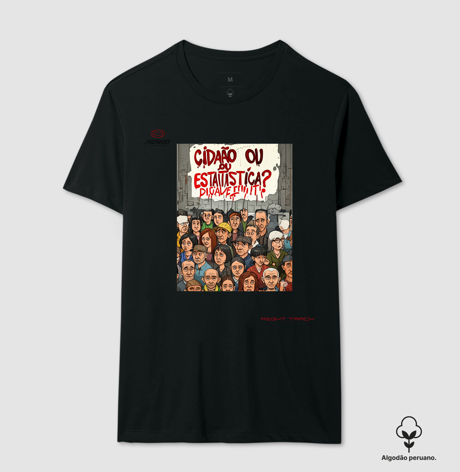 Camiseta Cidadão ou Estatística