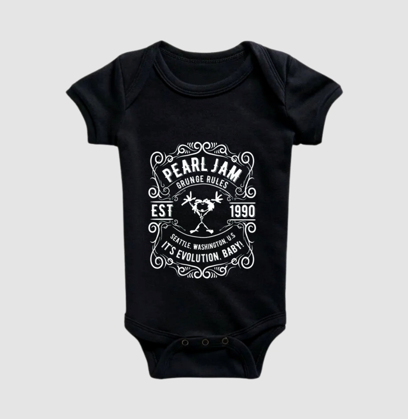 Body Infantil Pearl Jam edição "Jack Daniel's"