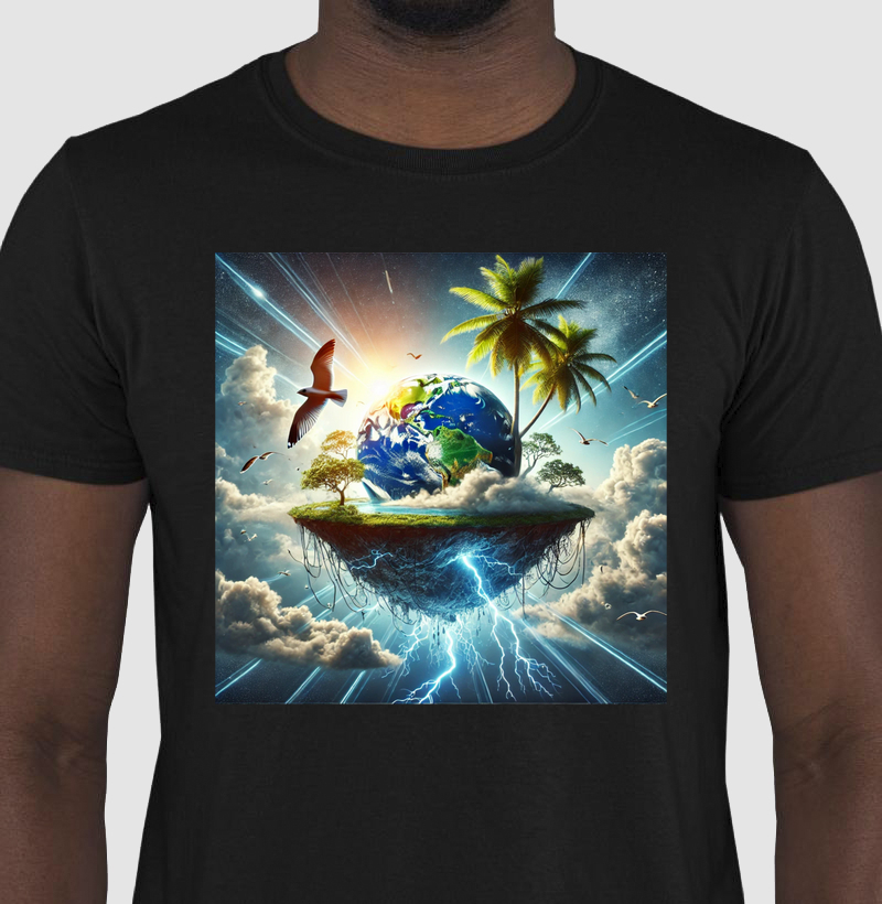 Camisa planeta a deriva 