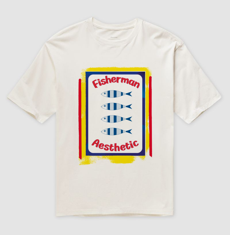 Camiseta Oversized - Fisherman Aesthetic