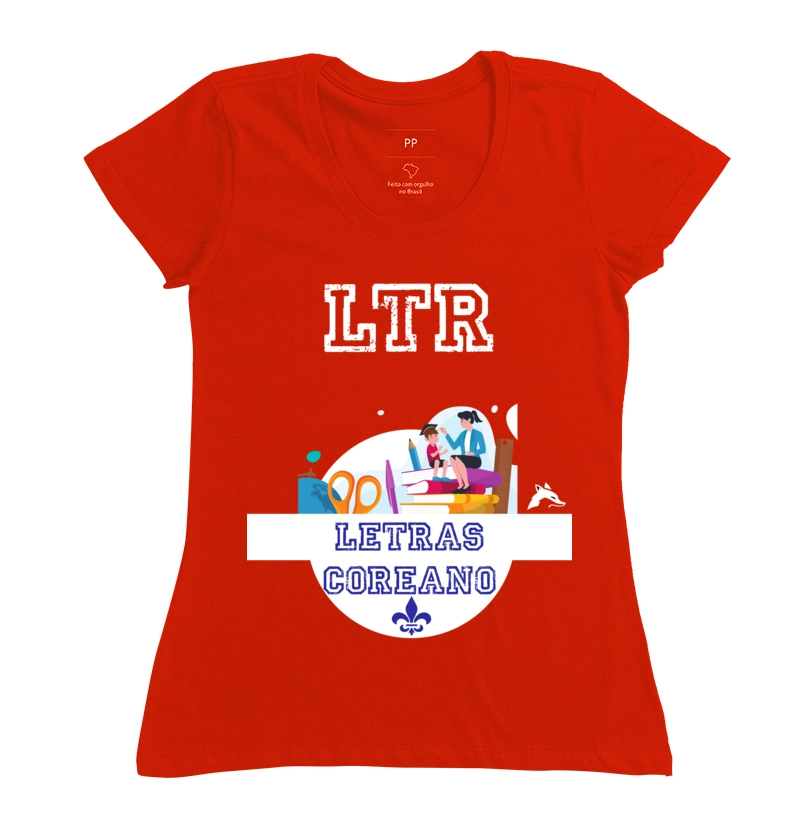 Camiseta Tshirt Letras Coreano 0050