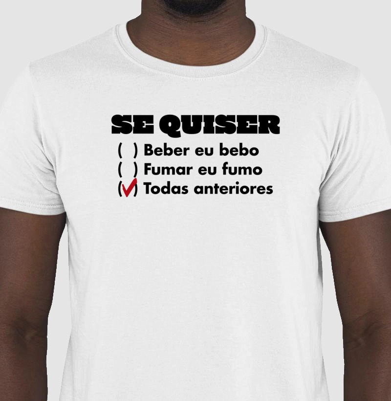 Camiseta Samba Se Quiser 