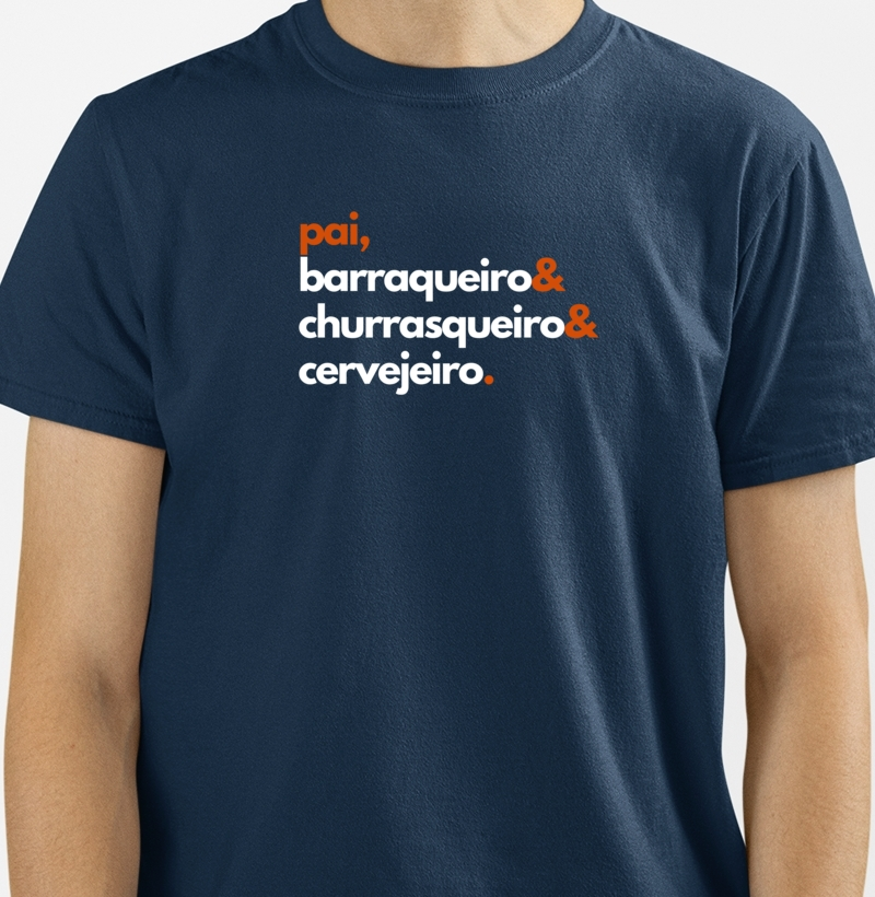 Pai, barraqueiro, churrasqueiro e cervejeiro