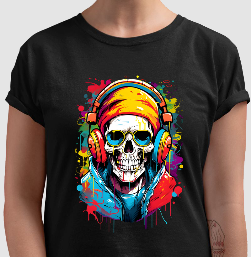Camiseta Sound Skull