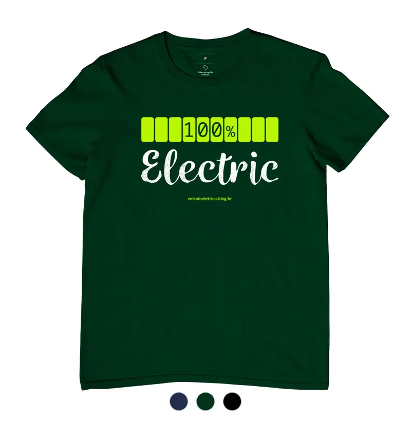 Camiseta 100% Electric Masculina