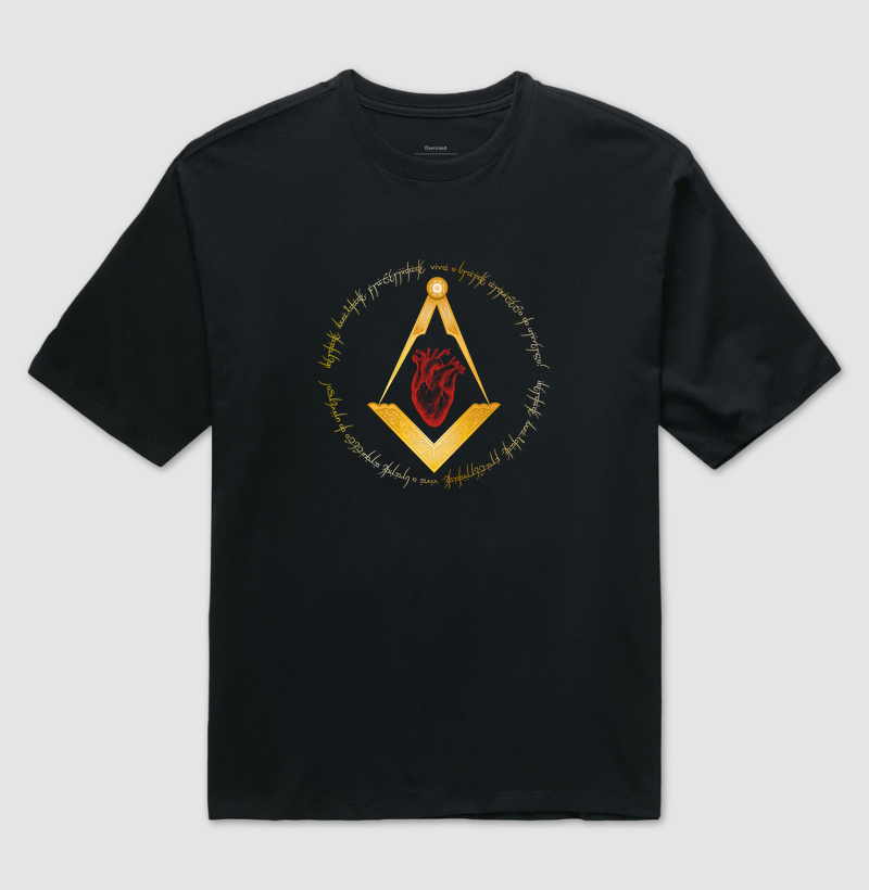 Camiseta a cordialidade e o coração