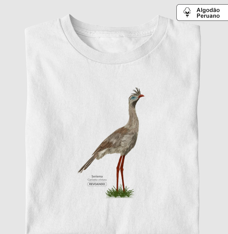 Inky Aves - Seriema - Algodão Peruano