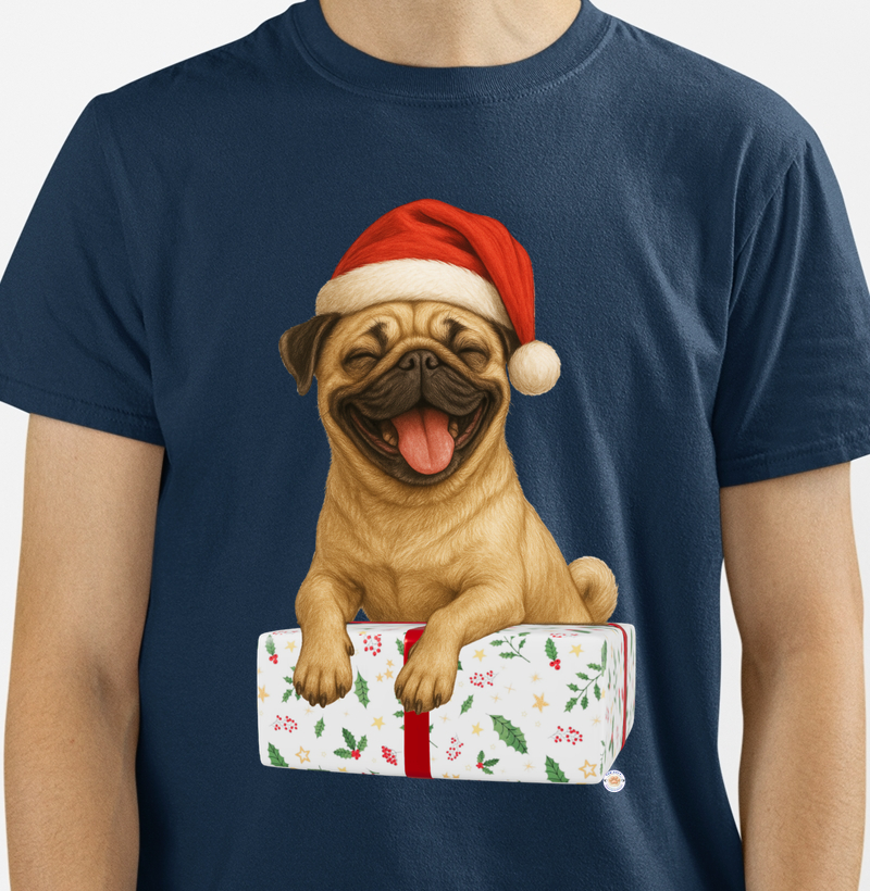 Camiseta Pug Noel – Edição Emoções