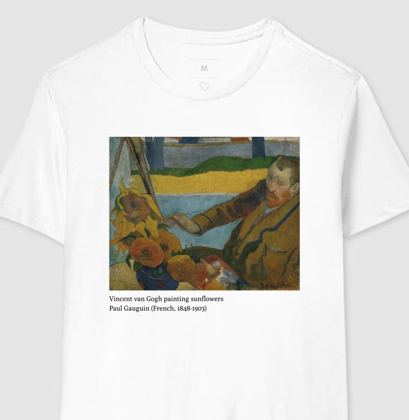 Vincent van Gogh Painting Sunflowers - Paul Gauguin