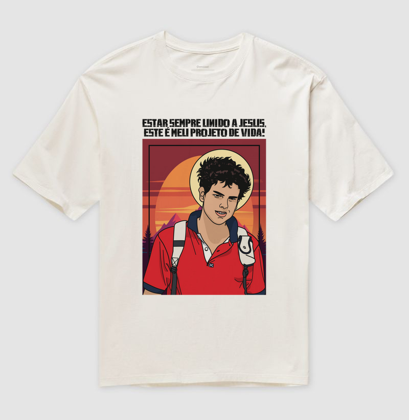 Camiseta Oversized Beato Carlo Acutis