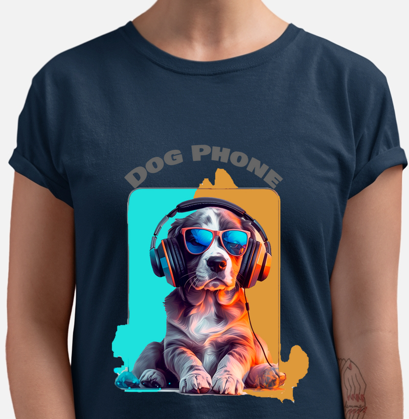 Camiseta Dog Phone