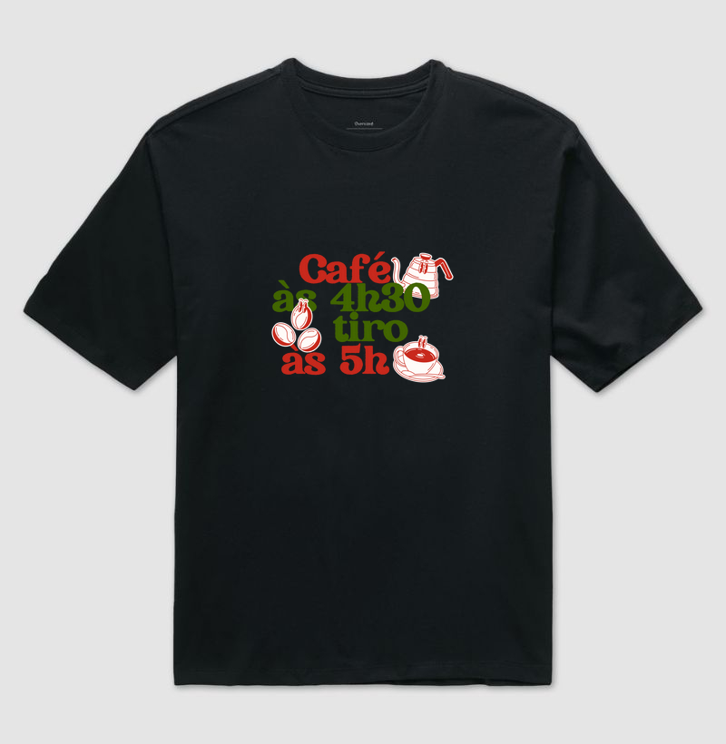 Café às 4h30, tiro às 5h