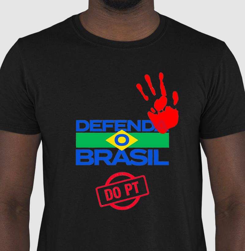 Camiseta Defenda o Brasil 2