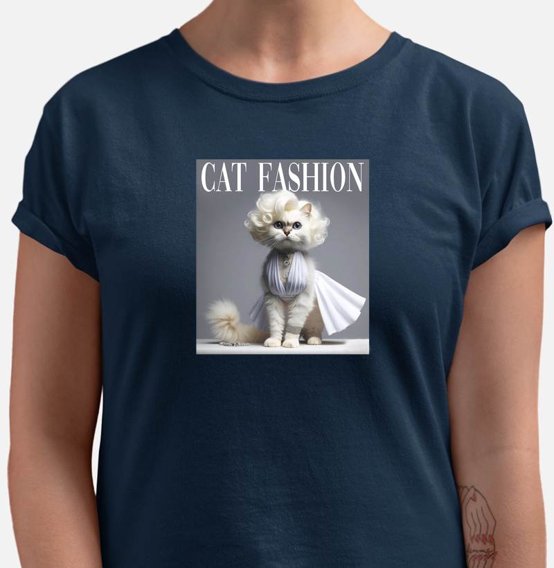 Camseta gata fashion