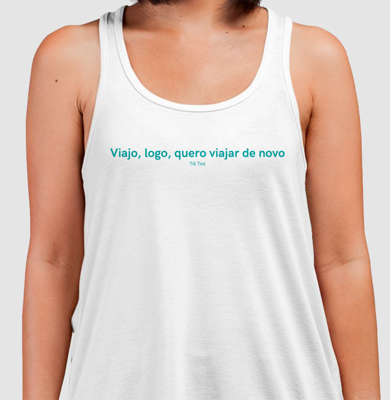 Viajo, logo quero viajar de novo