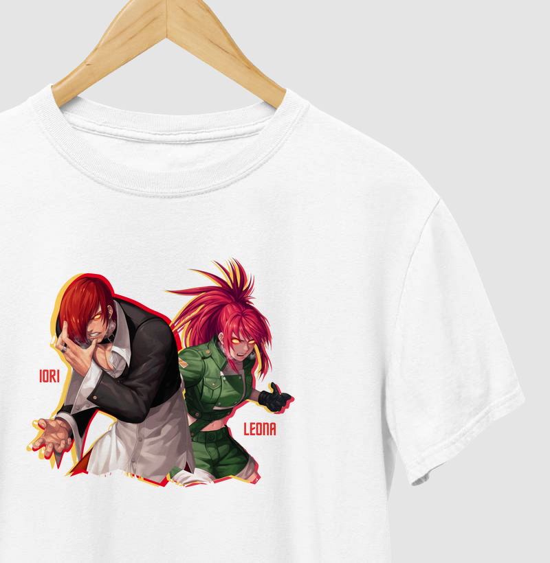 Iori e Leona do mal - KOF