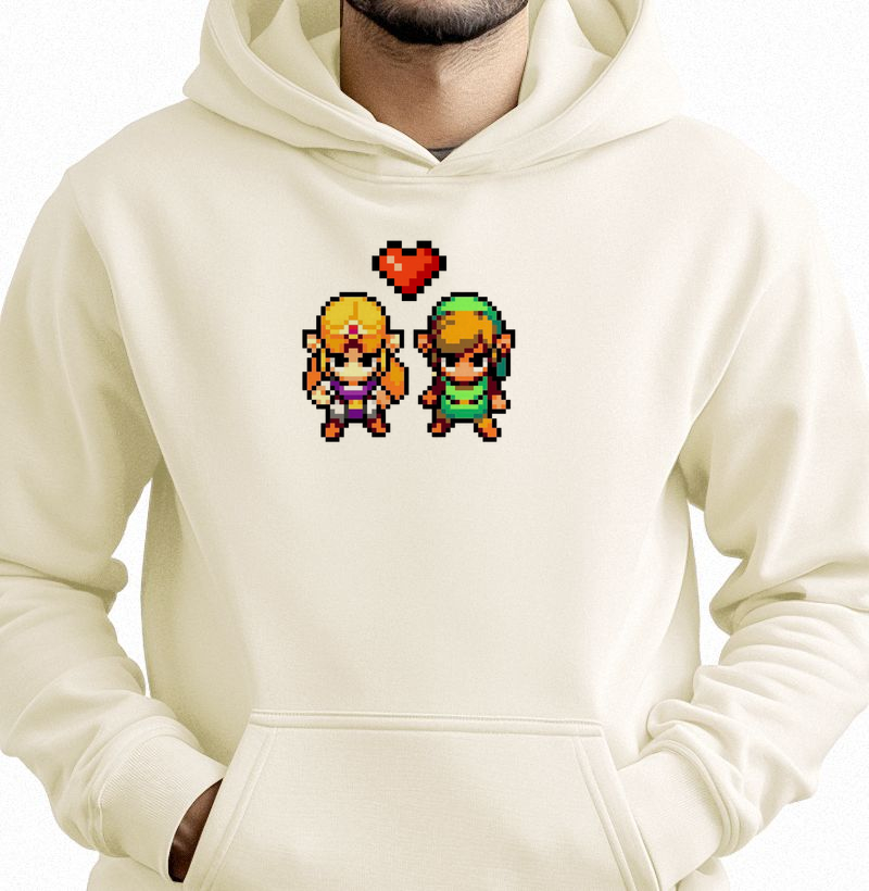 Link e Zelda Pixel Art