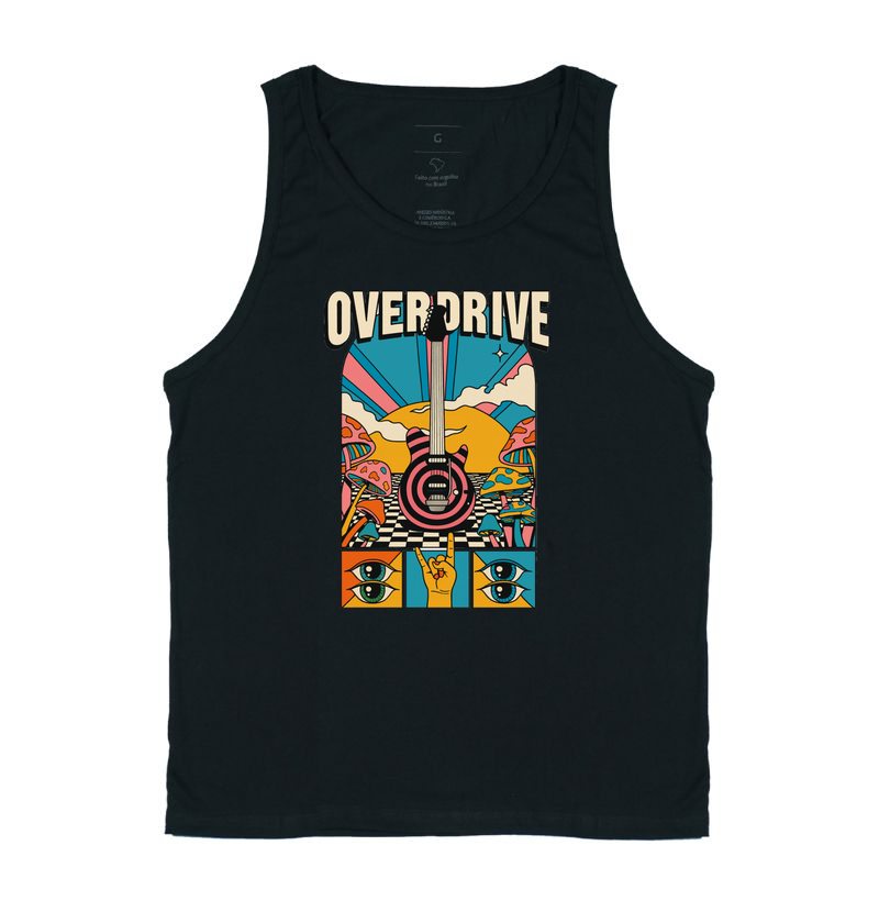 camiseta-rock-overdrive-psicodelica-guitarra-cogumelos-vintage