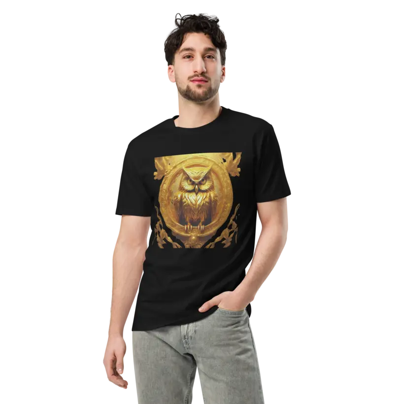 Camiseta Arquétipo Coruja de Ouro