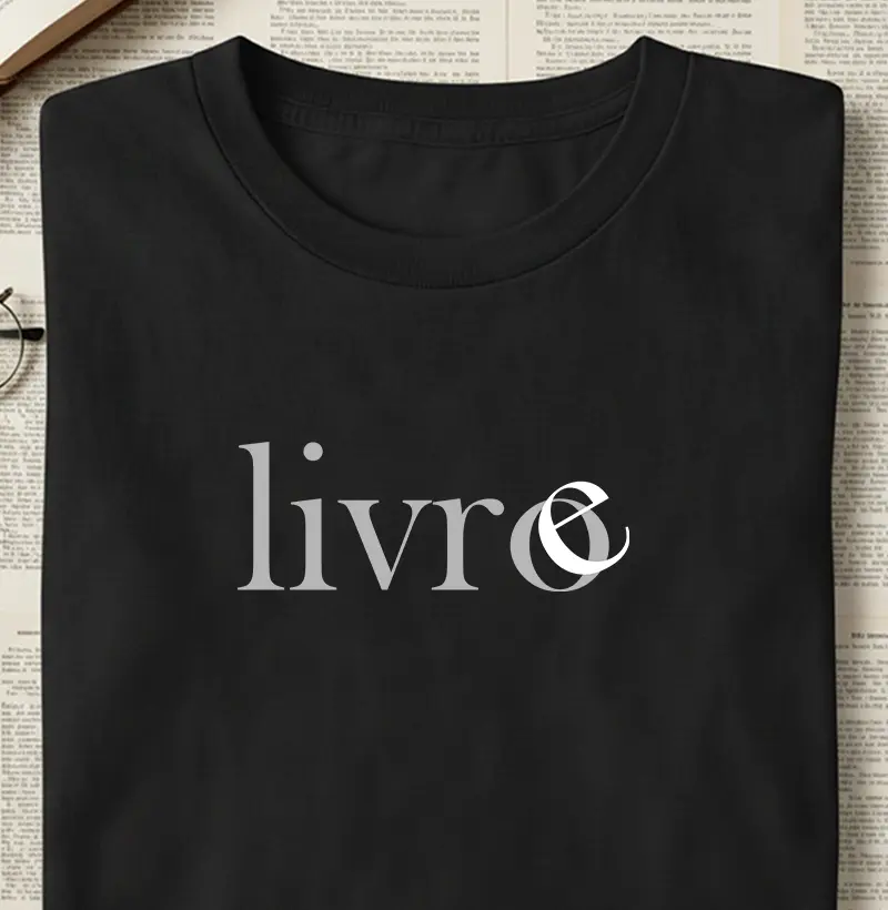 Camiseta- Livro Livre