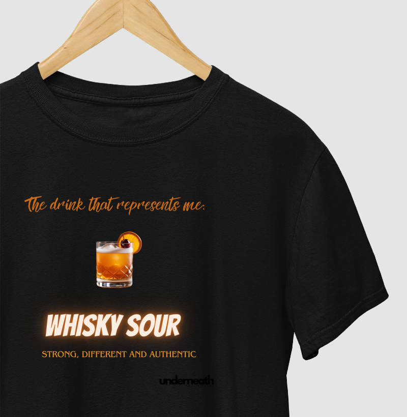 camiseta whisky sour 