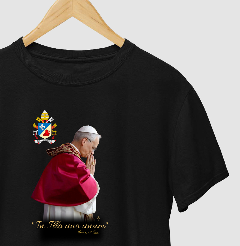 Camiseta Papa Leão XIV In Illo uno unum