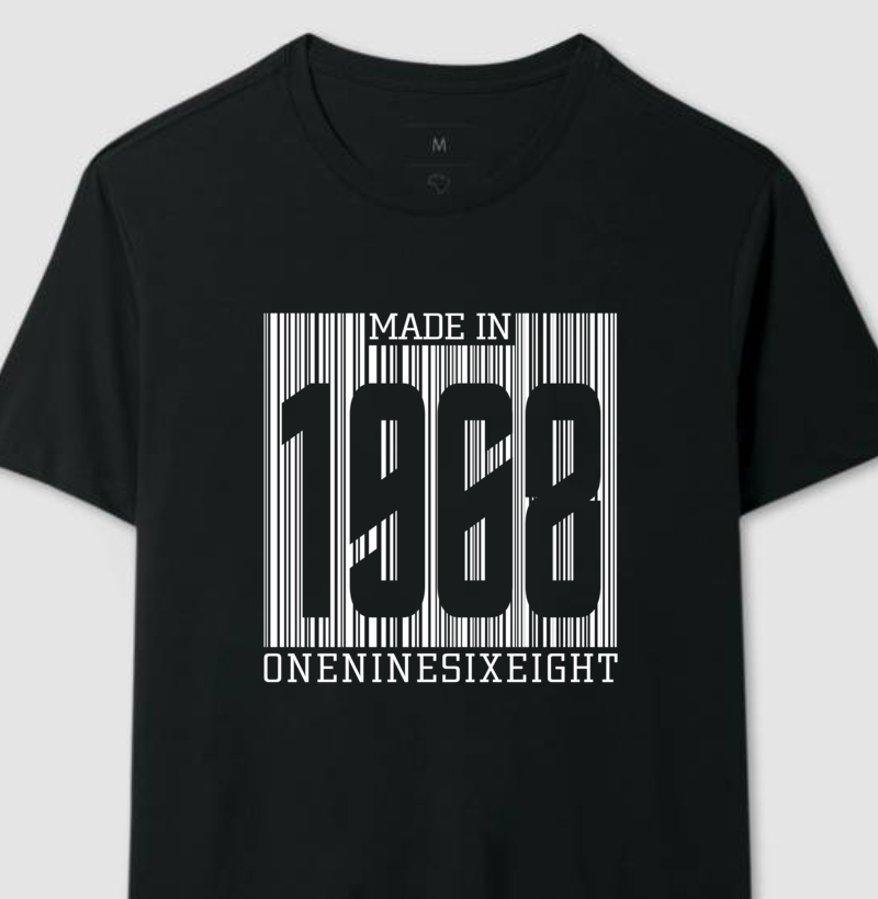 Camisa Made in Barras 1968