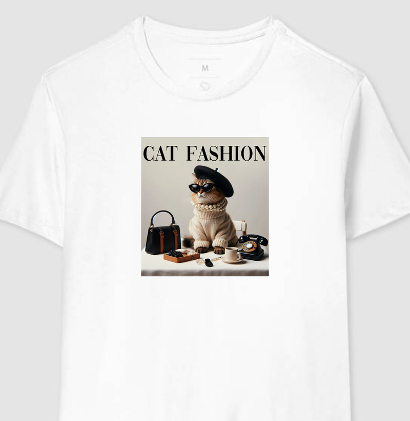 Camiseta gata Cat fashion