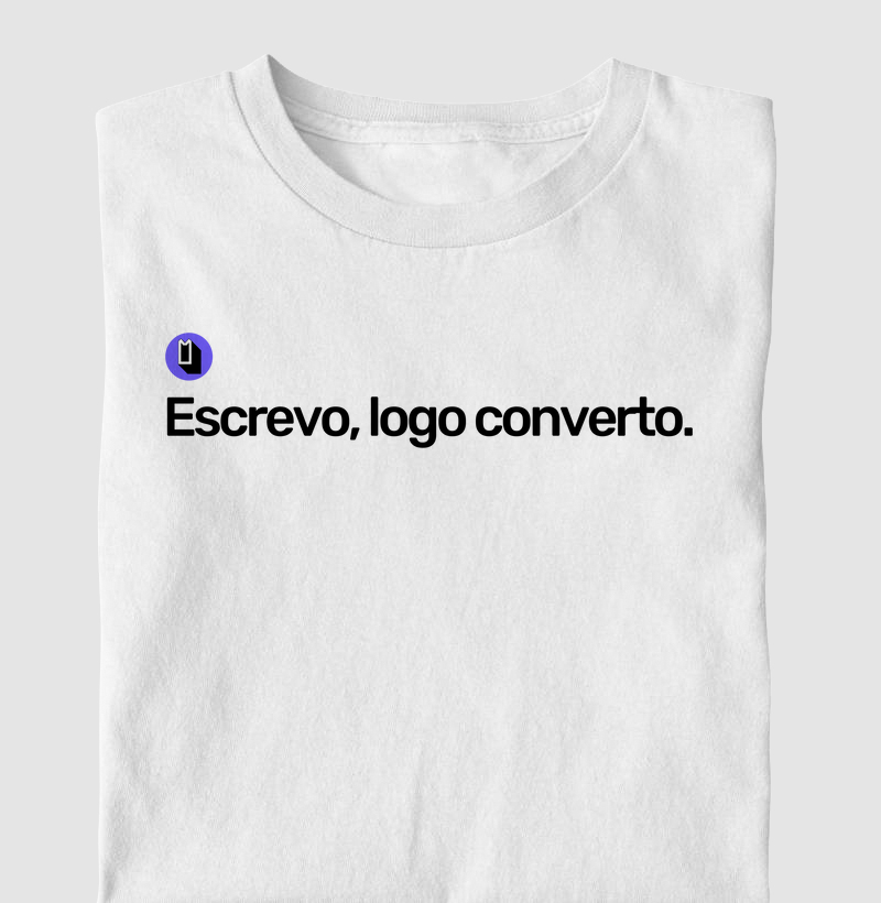 Escrevo, logo converto.