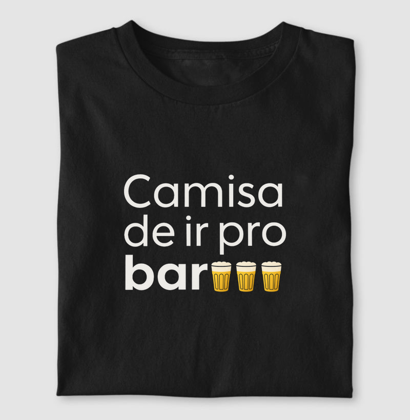Camisa de Ir Para o Bar